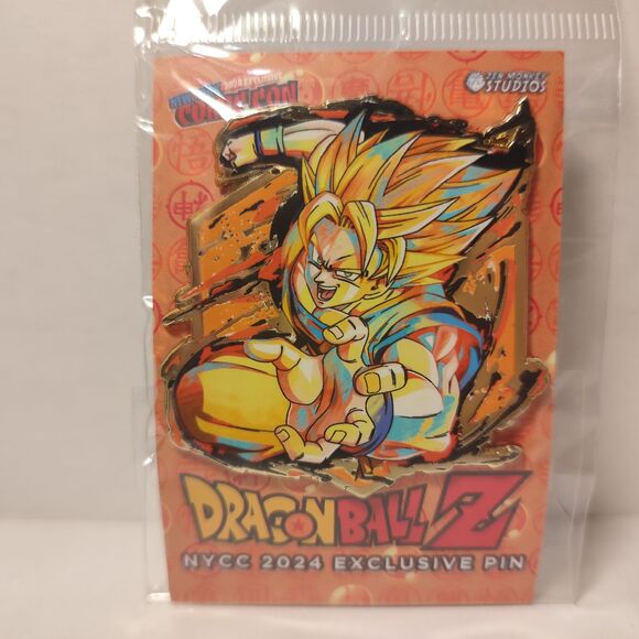 Dragon Ball Z Son Goku Enamel Pins Lot Of 5 Official Collectible Badges Set - Picture 2 of 7
